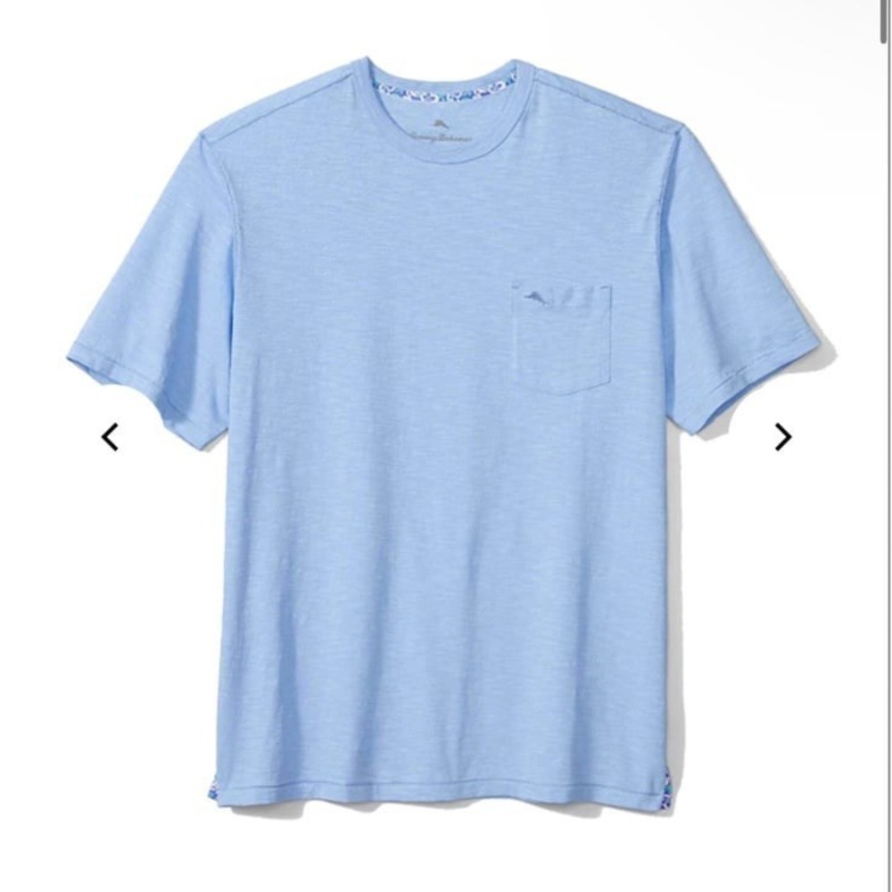 Tommy Bahama Bali Beach Crew T-Shirt - Chambray Blue